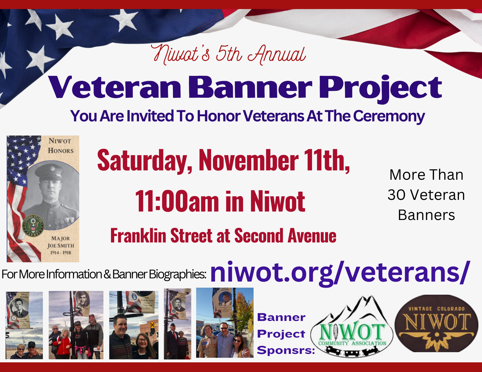 Veteran Banner Project - Niwot