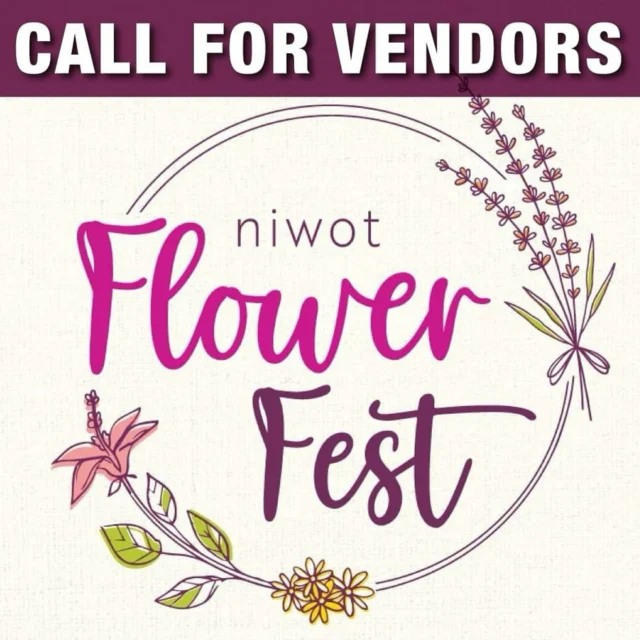 🌸🌼 Flower Fest is on the hunt for the very best vendors for their 3rd Annual Flower Fest in Niwot on August 2nd!

The Flower Fest is a gorgeous bloom filled day when a lucky 150 of the first participants go on a journey to collect a bouquet along the way. Families will enjoy shopping, food, entertainment, blooms and more!

To apply as a tent or food truck vendor, please fill out the application form linked in our bio by June 15th. If you know a fellow vendor, feel free to share the application with them.